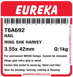 T6A692 - Ring Shank Nail -T6A692_Label_T